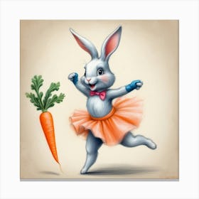 Bunny Dancer 6 Canvas Print