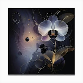 Abstract Orchid Canvas Print