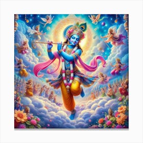 Lord Krishna 17 Canvas Print