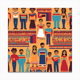 People Of Mexico Canvas Print