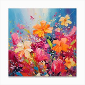 Flowers In Bloom Canvas Print