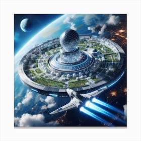 Space Station 93 Canvas Print