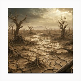 Dry Land 30 Canvas Print