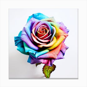 Rainbow Rose 1 Canvas Print