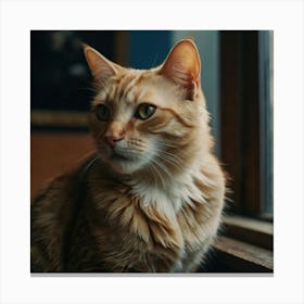 Default Cat Freddie Art 1 Canvas Print