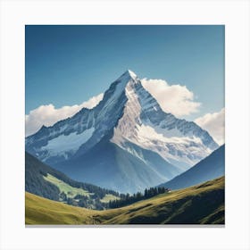 Swiss Alps Canvas Print