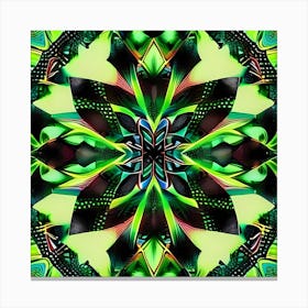 Psychedelic Mandala 23 Canvas Print