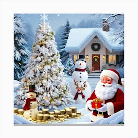 Santa Claus 8 Canvas Print