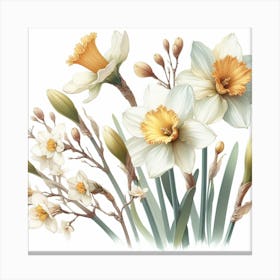 Daffodils 3 Canvas Print