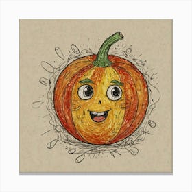 Halloween Pumpkin 6 Canvas Print