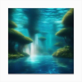 Underwater Forest Canvas Print