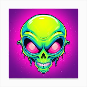 Alien Logo 6 1 Canvas Print