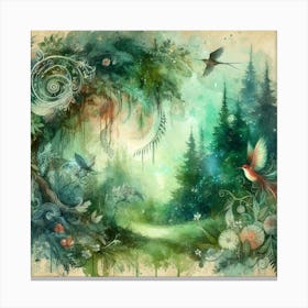 Fairy Forest 4 Canvas Print