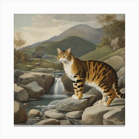 Tabby Cat Canvas Print