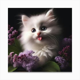 Cute Kitten 4 Canvas Print