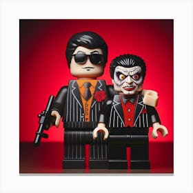 Ventriloquist and Scarface from the Batman Canvas Print