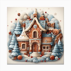 Gingerbread House 7 Canvas Print