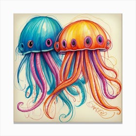 Jellyfish 44 Canvas Print