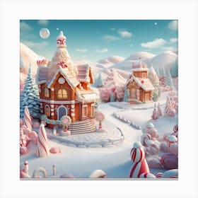Christmas Village 6 Canvas Print