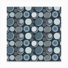 Blue Circles Canvas Print