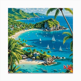 Tropical Paradise Canvas Print