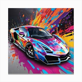 Car Painting 24 Canvas Print