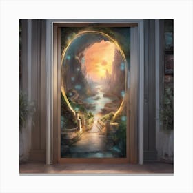 Fantasy Door Canvas Print