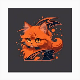 Orange Cat Canvas Print