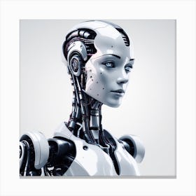 Robot Woman 6 Canvas Print