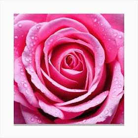 Pink Rose Canvas Print