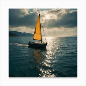 Default I Want A Picture Of A Boat In The Sea 2 Canvas Print