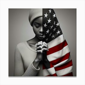 Hope america wall art 4 Canvas Print