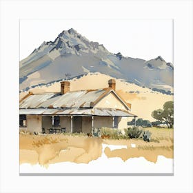 Tasmanian Country House Canvas Print