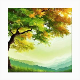 Tree In The Forest 16 Canvas Print