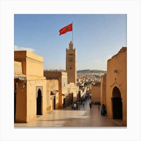 Old City In Morocco Canvas Print