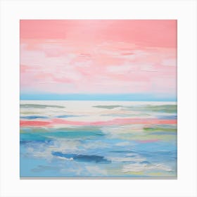 Sunset Over The Ocean 1 Canvas Print