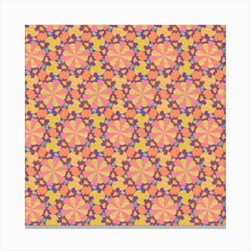 Pattern Decoration Abstract Flower Canvas Print