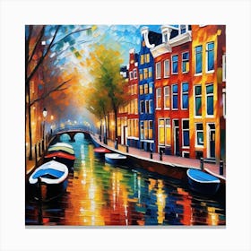 Amsterdam Canal 17 Canvas Print