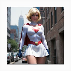 Supergirl Canvas Print