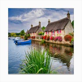 Cotswold Village 2 Canvas Print