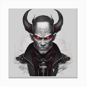 Demon Head 9 Canvas Print