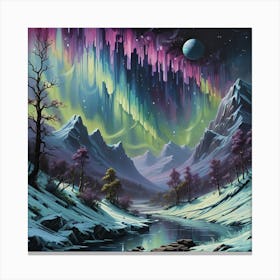 Aurora Borealis Canvas Print