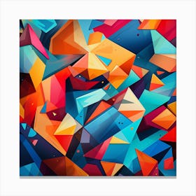 Abstract Geometric Pattern Canvas Print