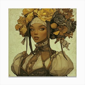 Flower Girl 1 Canvas Print