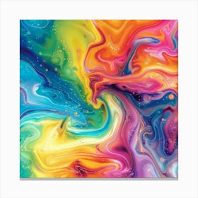 Rainbow Vortex (12) Canvas Print