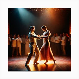 Tango Dancers 1 Canvas Print