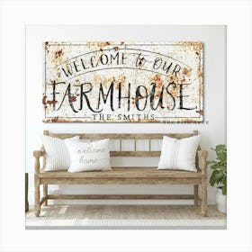 Welcome To Our Farmhouse Toile