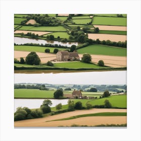 London Countryside Canvas Print