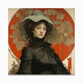 The Fatal Woman 1896 Georges De Feure Art Print 1 Canvas Print