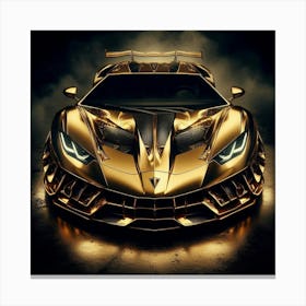 Gold Car 5 Canvas Print